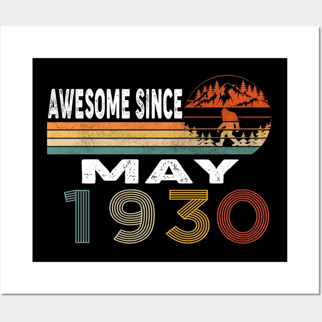 Awesome Since May 1930 Wall Art by ThanhNga